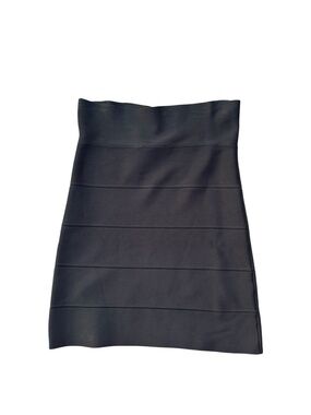 BCBG Max Azria Black Bandage Mini Skirt Bodycon Y2K Going Out